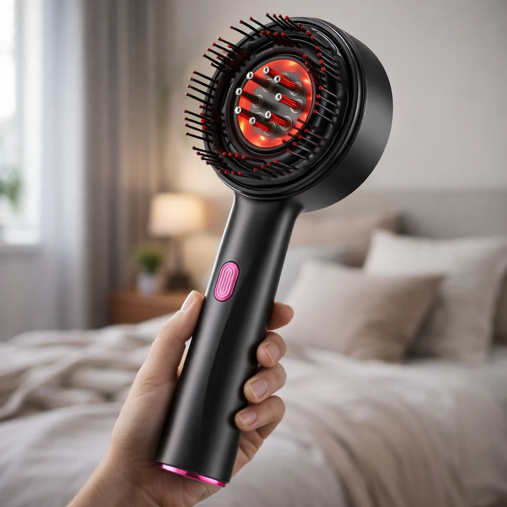 Pettine massaggiante luminoso LUMÈA – Stimola la crescita dei capelli